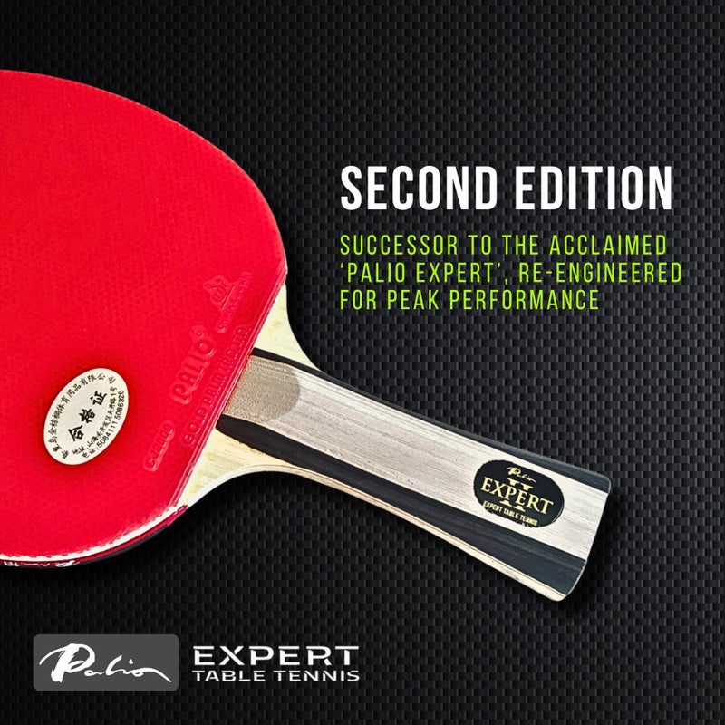 Expert Table Tennis Palio Expert 2.0 Table Tennis Racket & Case | ITTF-Approved Ping Pong Paddle for Beginners | High Spin & Control - Image 5
